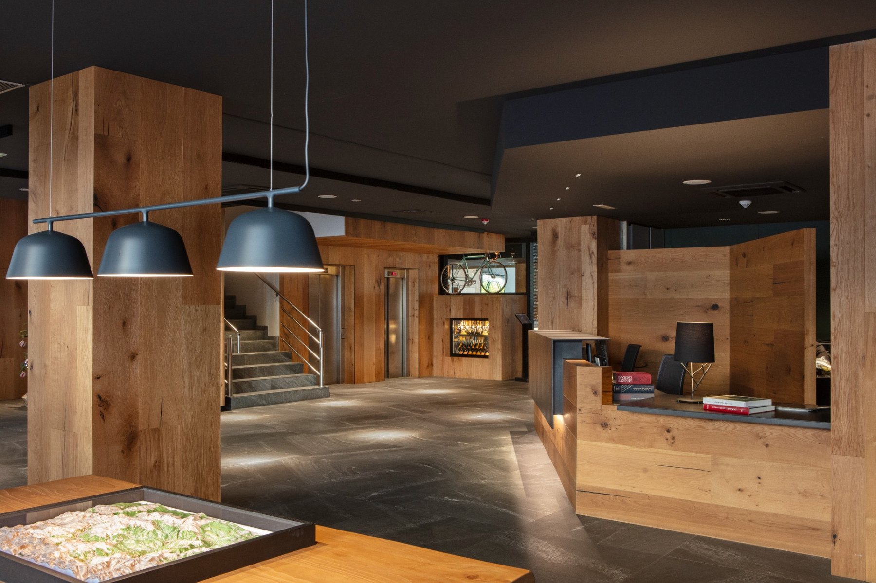 Recepció i vestíbul de l’Acta Arthotel